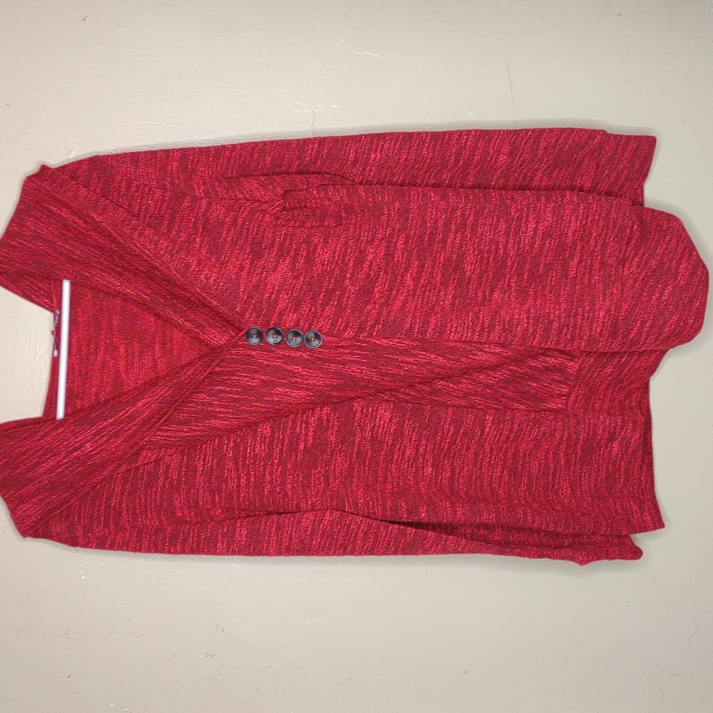 Messic Red & Black Hooded Sweater Jr. XXL (Ladies Large)